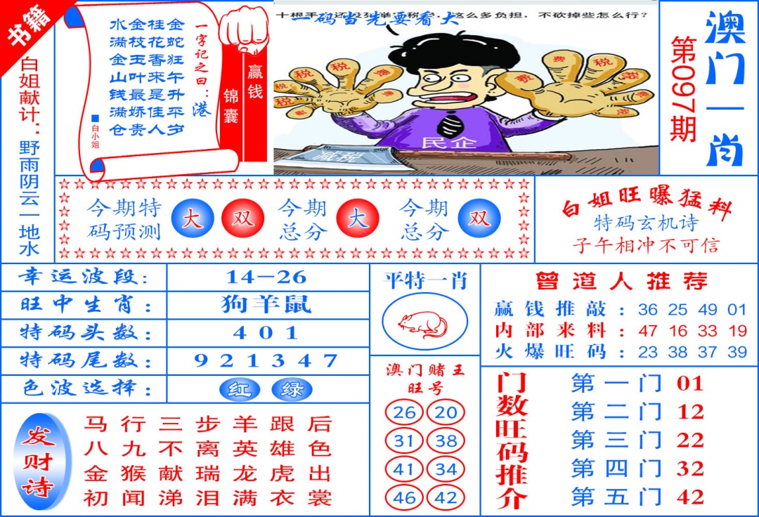097期澳门东北虎[图]